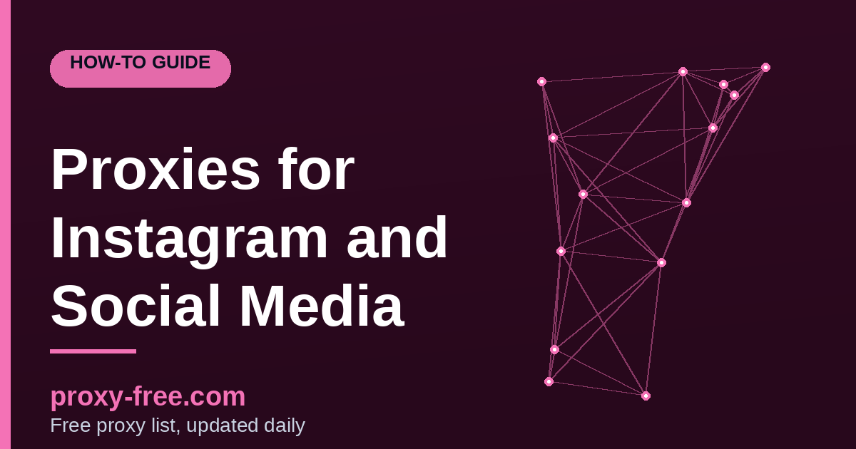 Using a Proxy for Instagram and Social Media