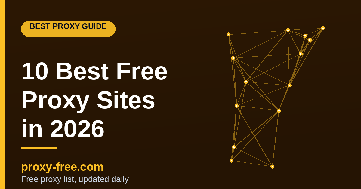 The Free Proxy Sites I Actually Keep Bookmarked